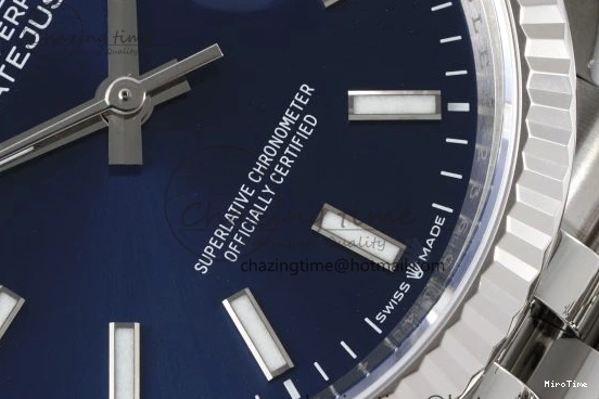 MiroTime 0214 BestValue DateJust 36 SS 116234 VSF 1:1 Best Edition 904L Steel Blue Stick Dial on Jubilee Bracelet VS 2091